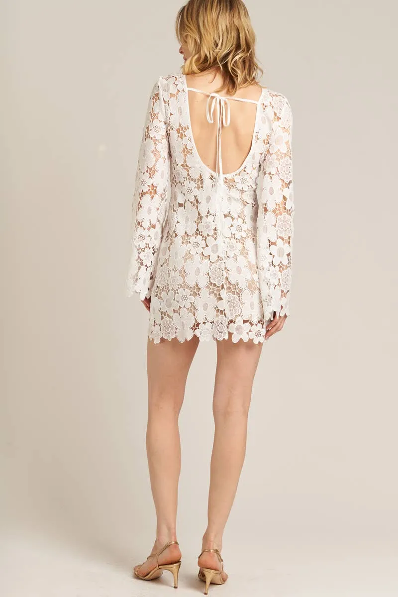 Flora Lace Mini Dress