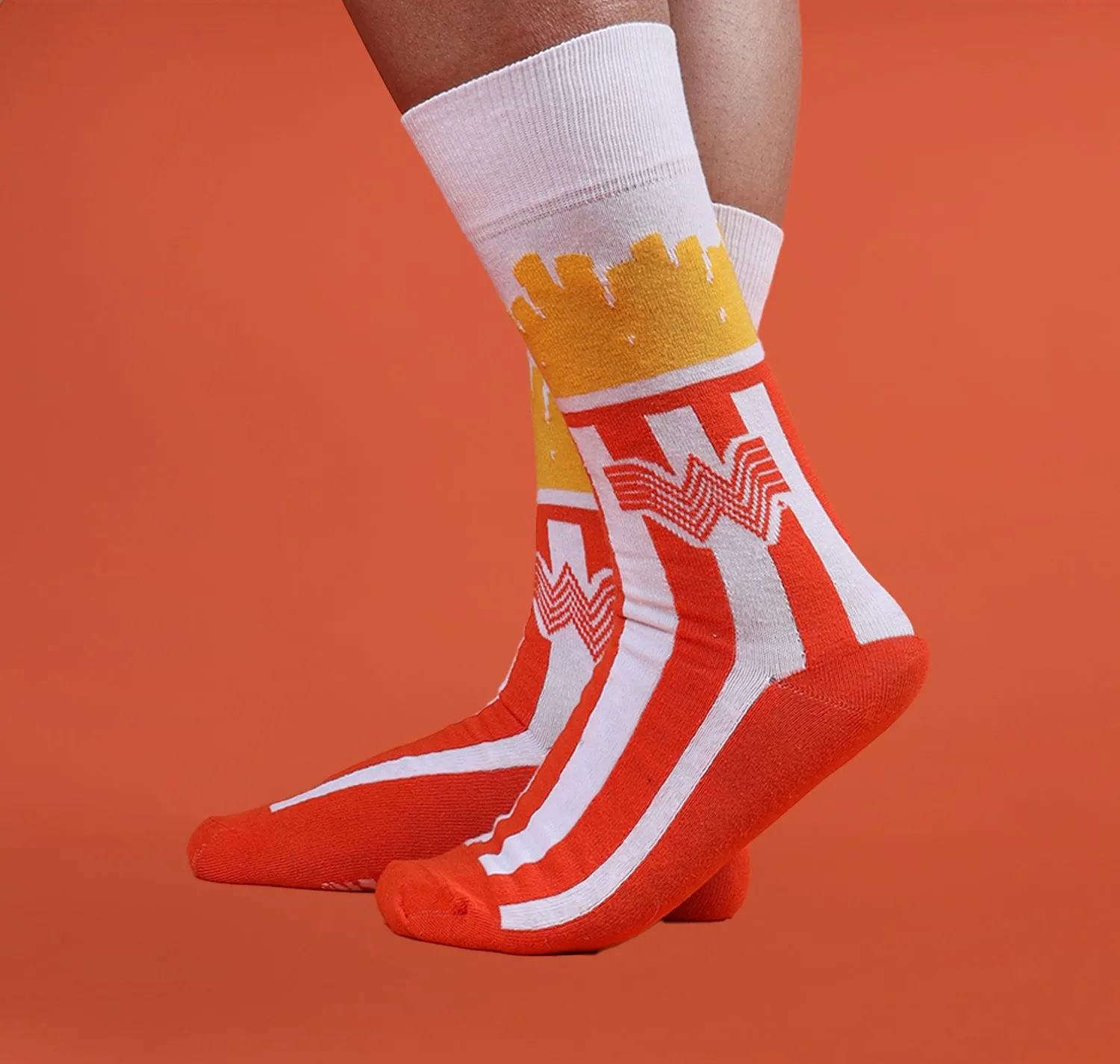 Sure! Here’s an optimized title for the e-commerce product Fry Box Socks:

Cozy and Fun Fry Box-Themed Socks for Food Lovers - Perfect Gift for Fry Enthusiasts

This title includes modifiers that emphasize comfort, theme, and suitability as a gift.