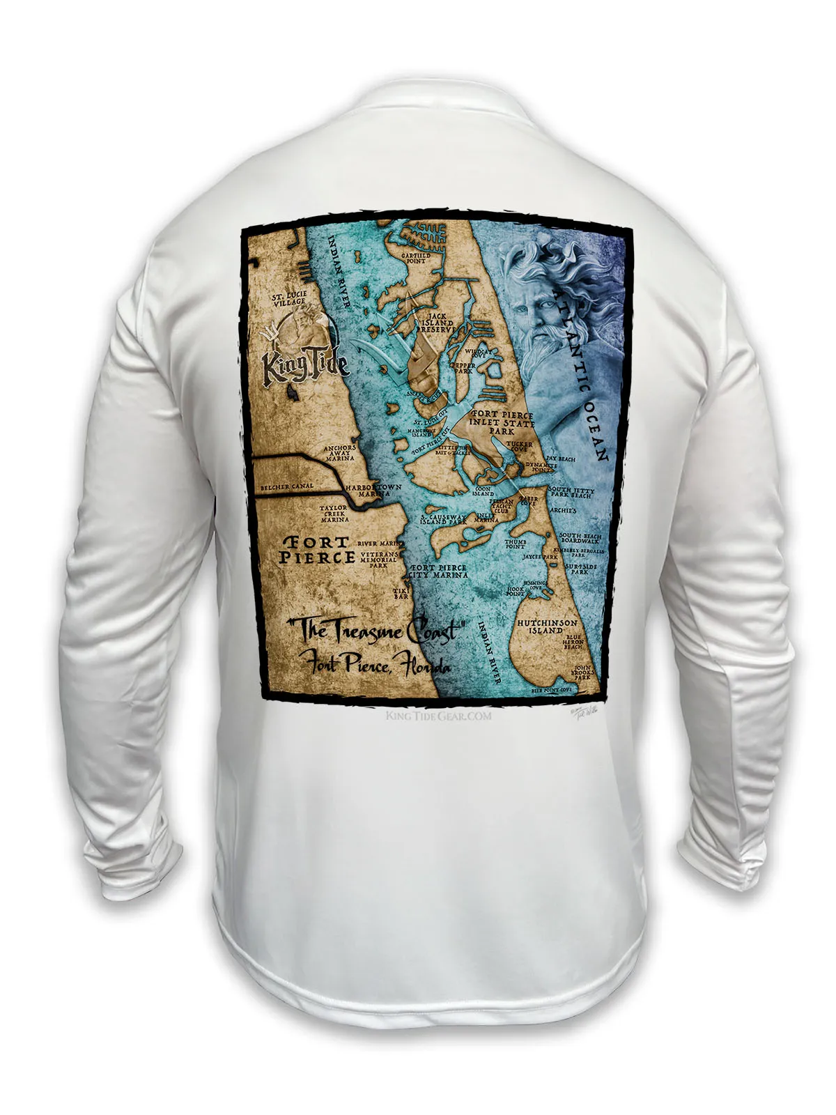 Ft. Pierce, FL / King Tide Classic Chart Shirt