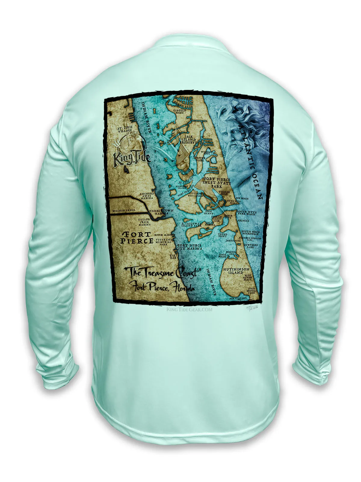 Ft. Pierce, FL / King Tide Classic Chart Shirt