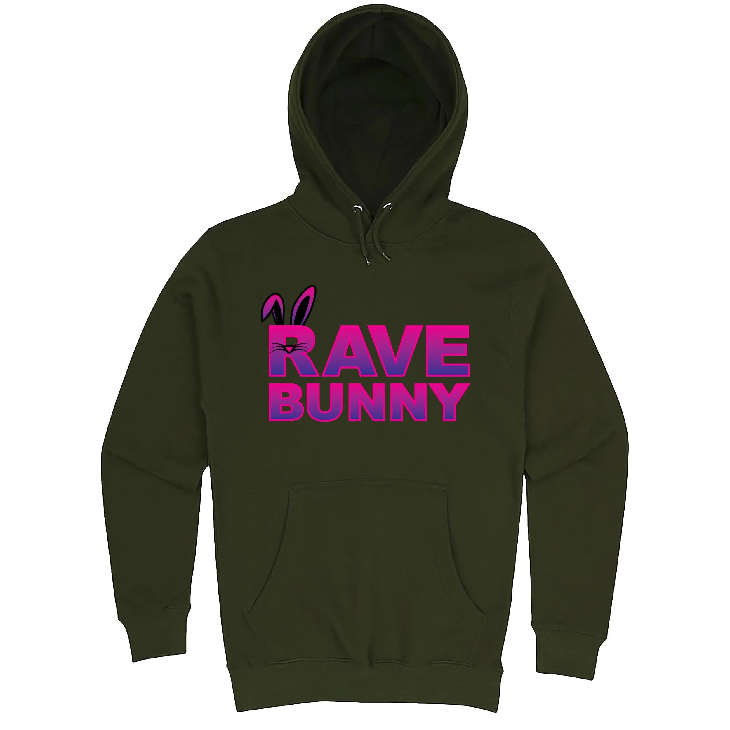 Fun "Rave Bunny" hoodie