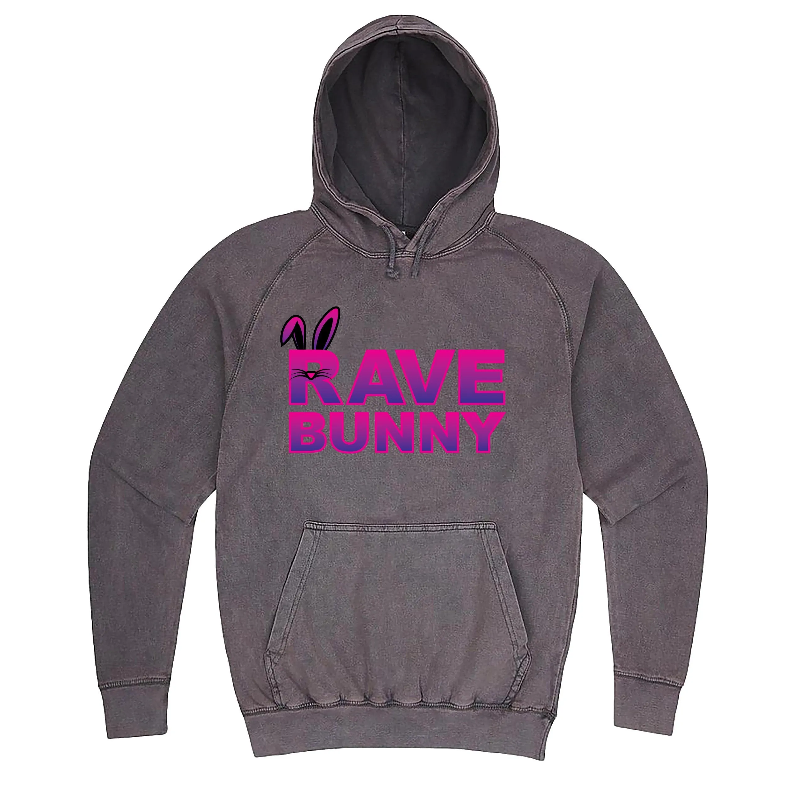 Fun "Rave Bunny" hoodie