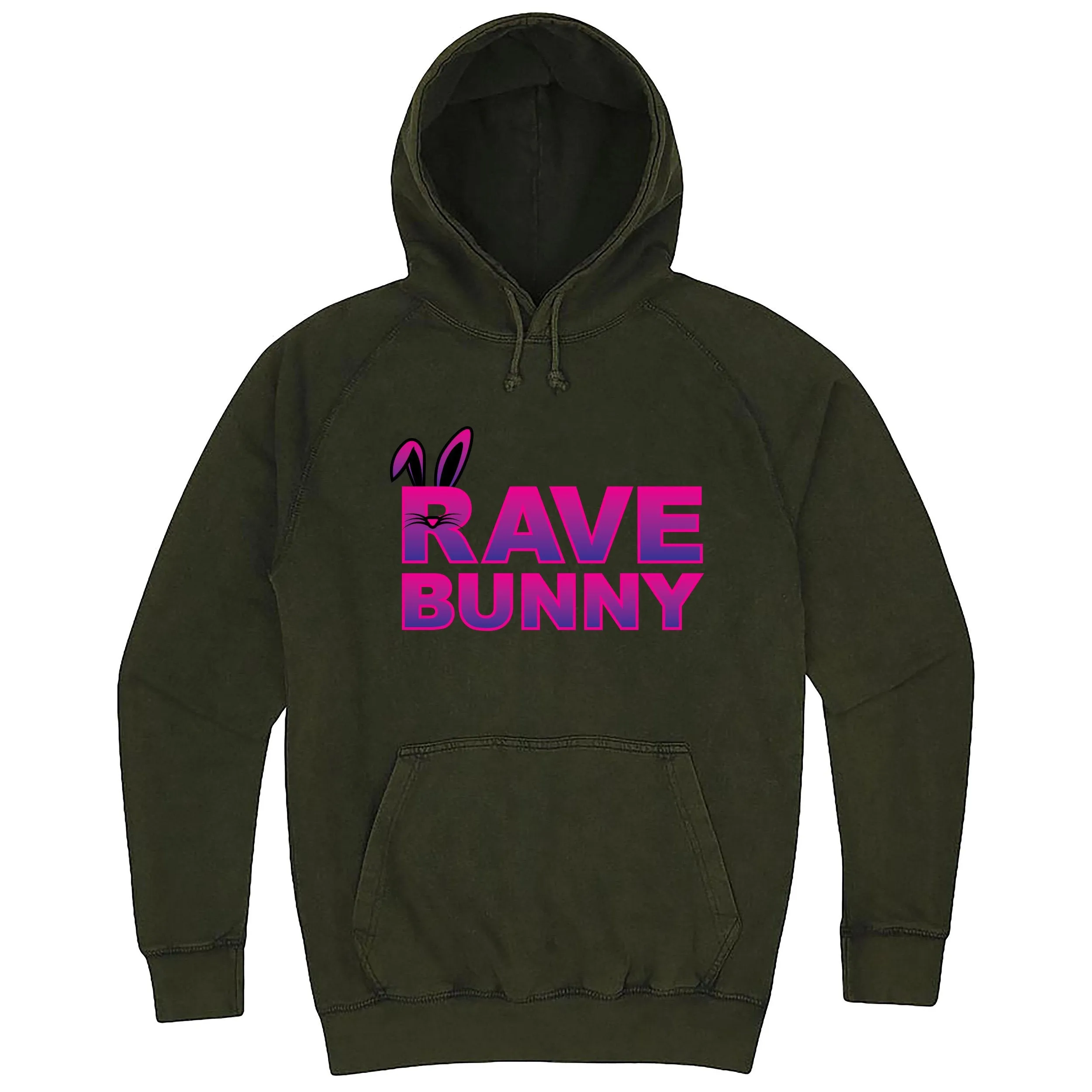 Fun "Rave Bunny" hoodie