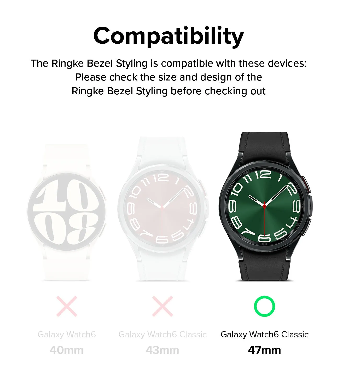 Galaxy Watch 6 Classic 47mm | Bezel Styling