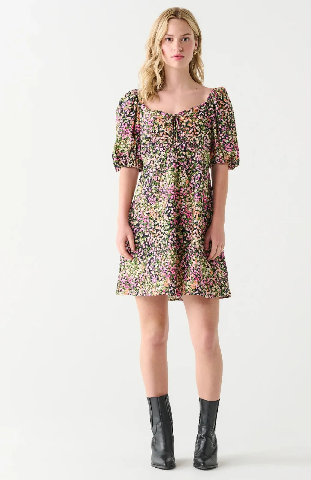 Garden Ditsy Floral Mini Dress