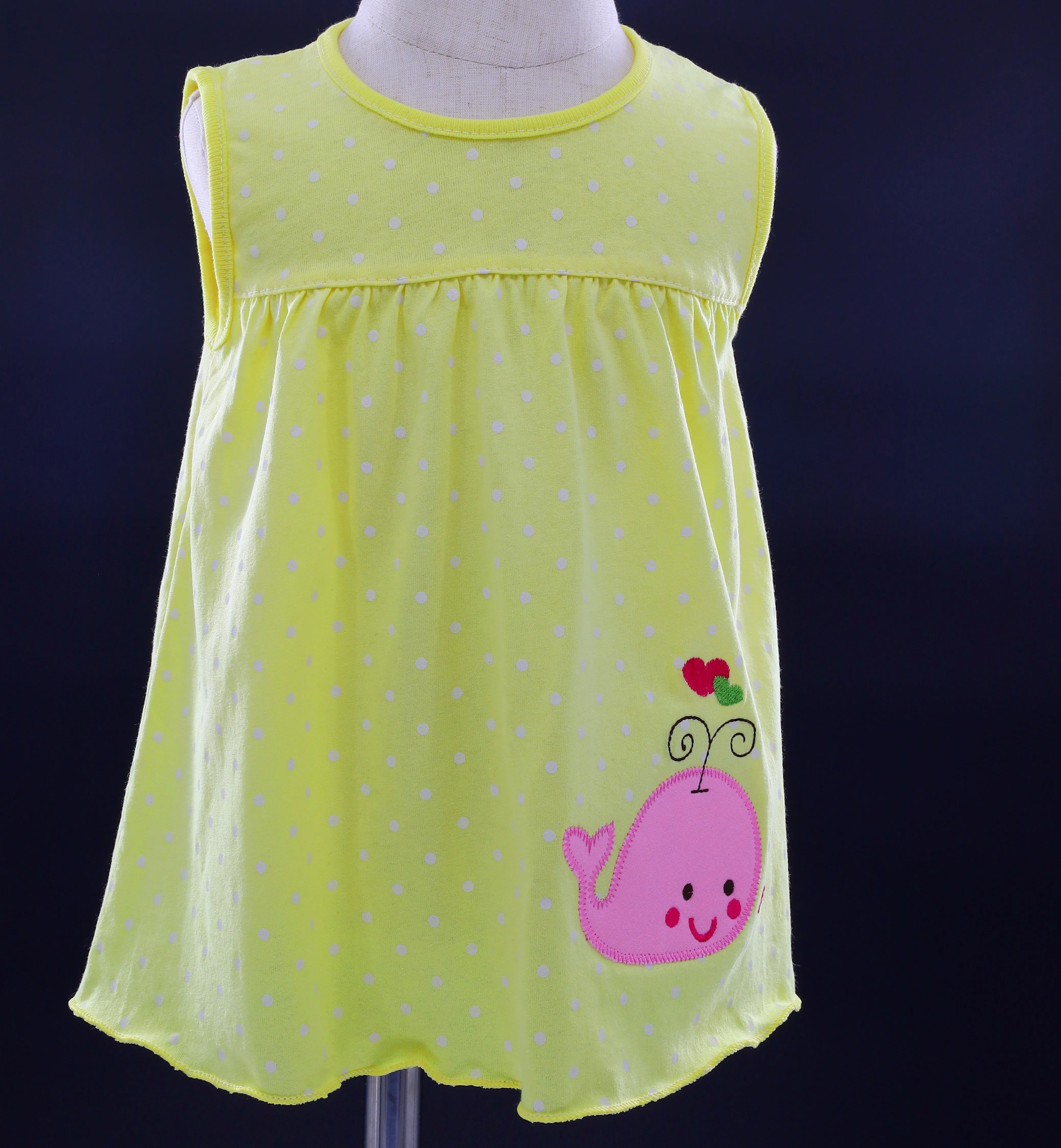 Girls Cotton Comfort Summer Dress