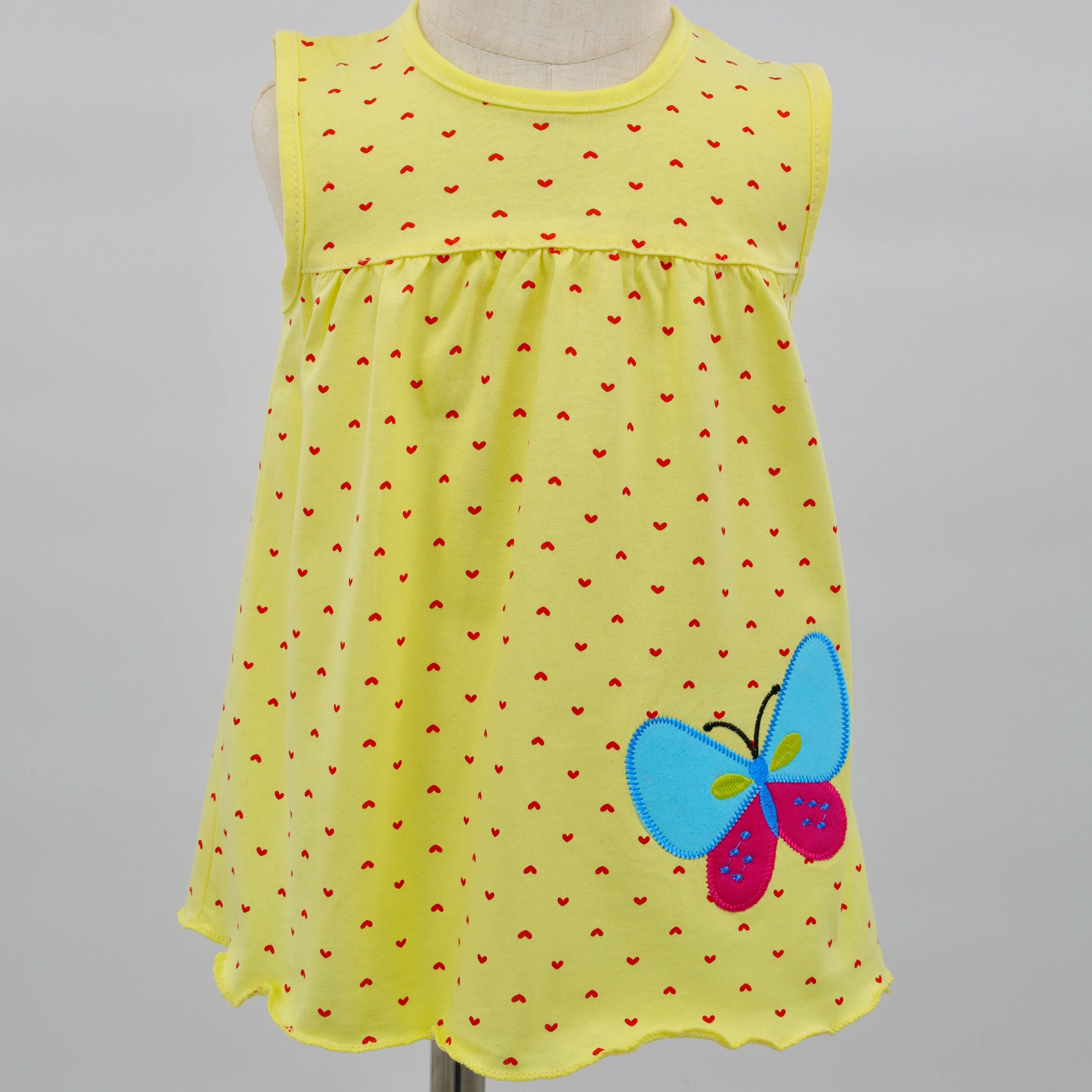 Girls Cotton Comfort Summer Dress