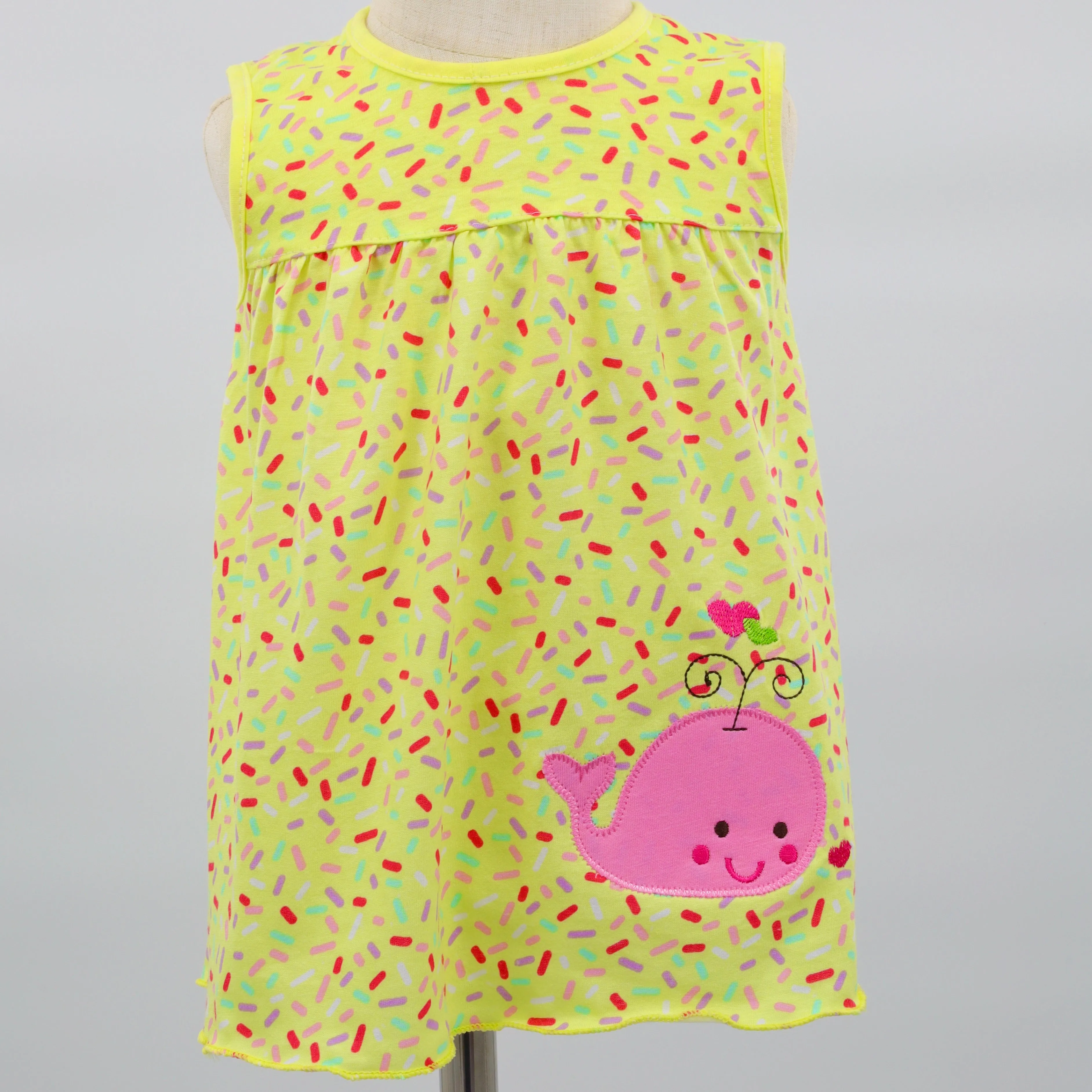 Girls Cotton Comfort Summer Dress