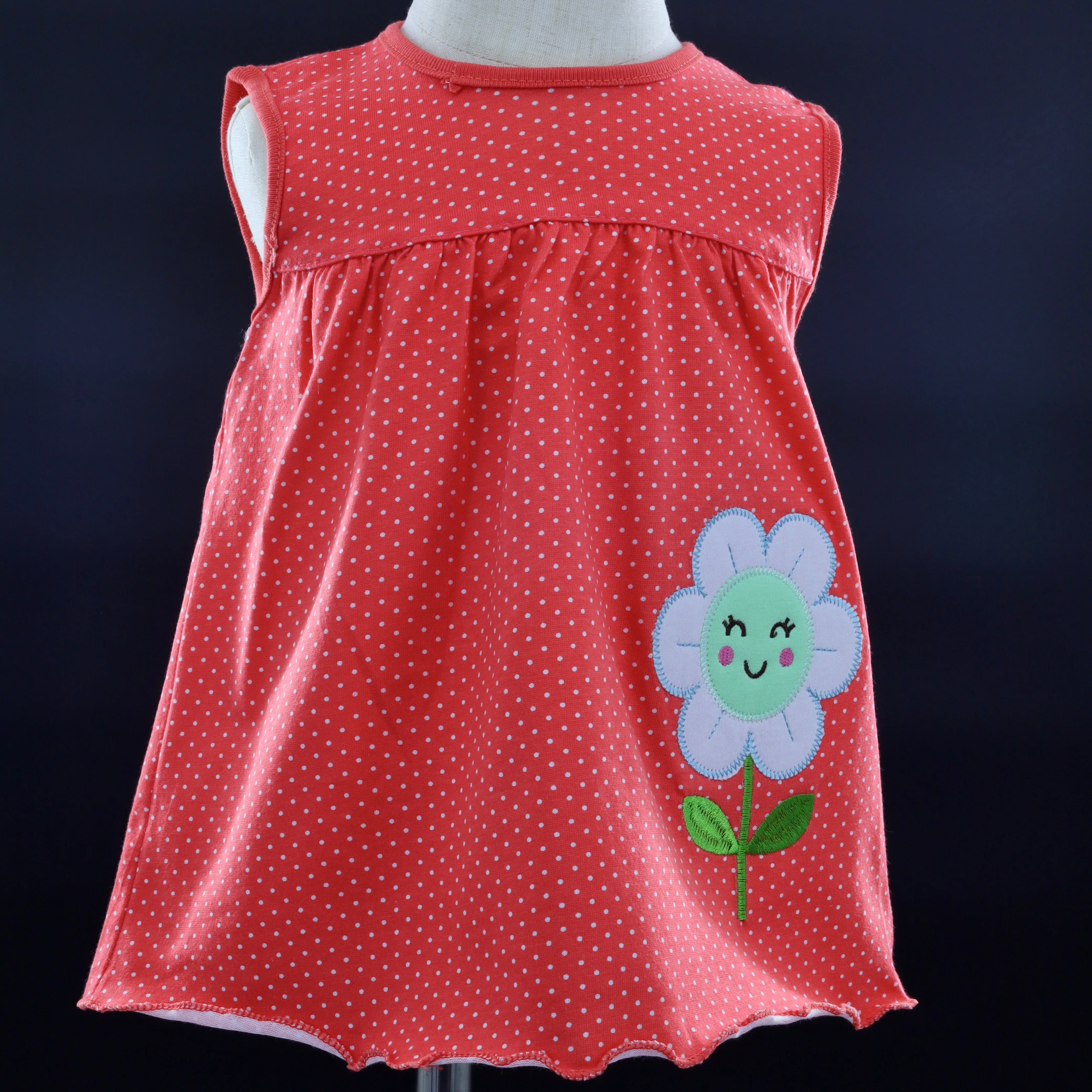 Girls Cotton Comfort Summer Dress