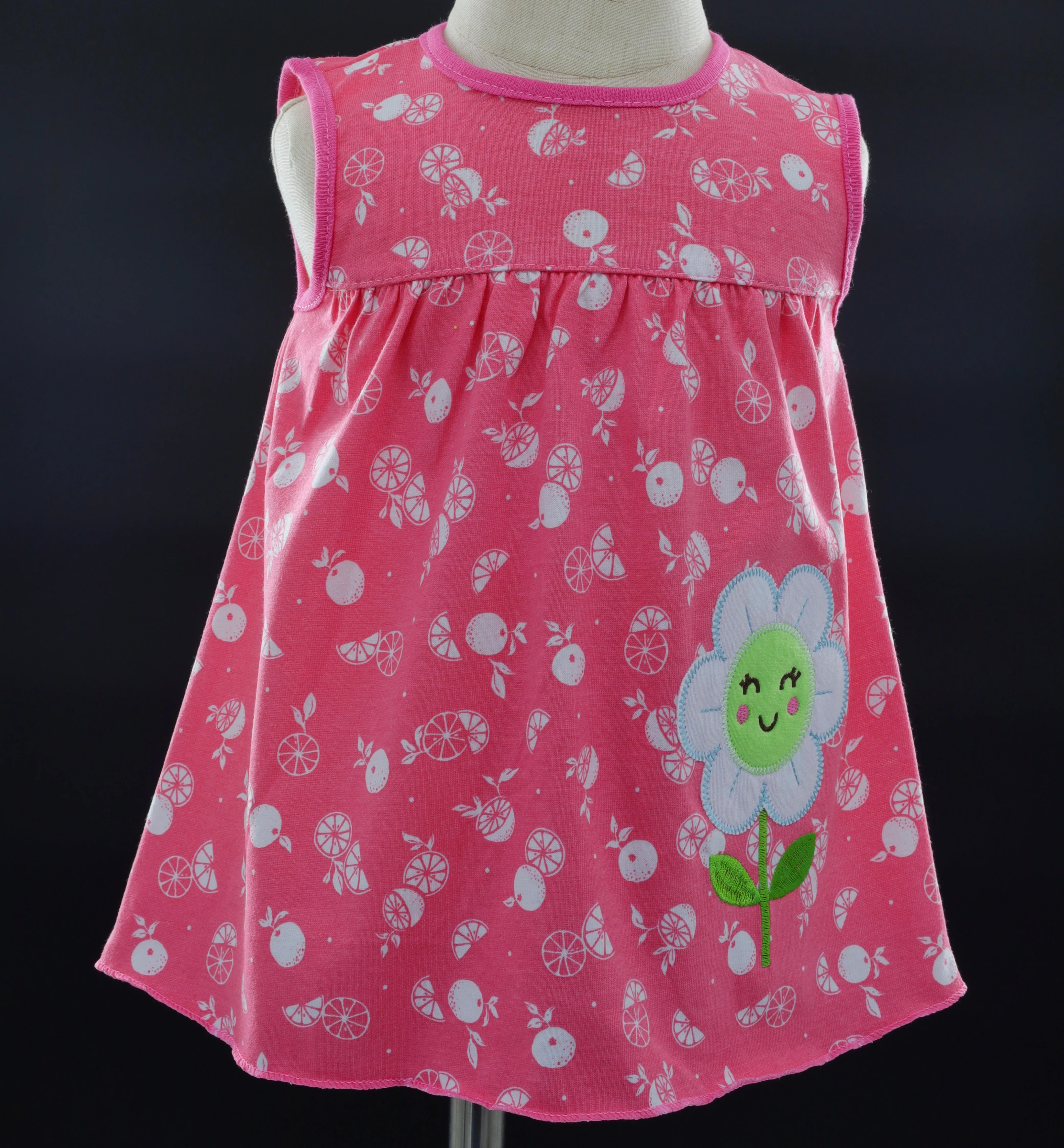 Girls Cotton Comfort Summer Dress