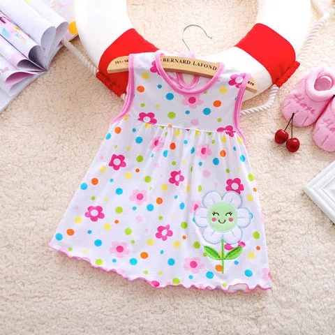 Girls Cotton Comfort Summer Dress