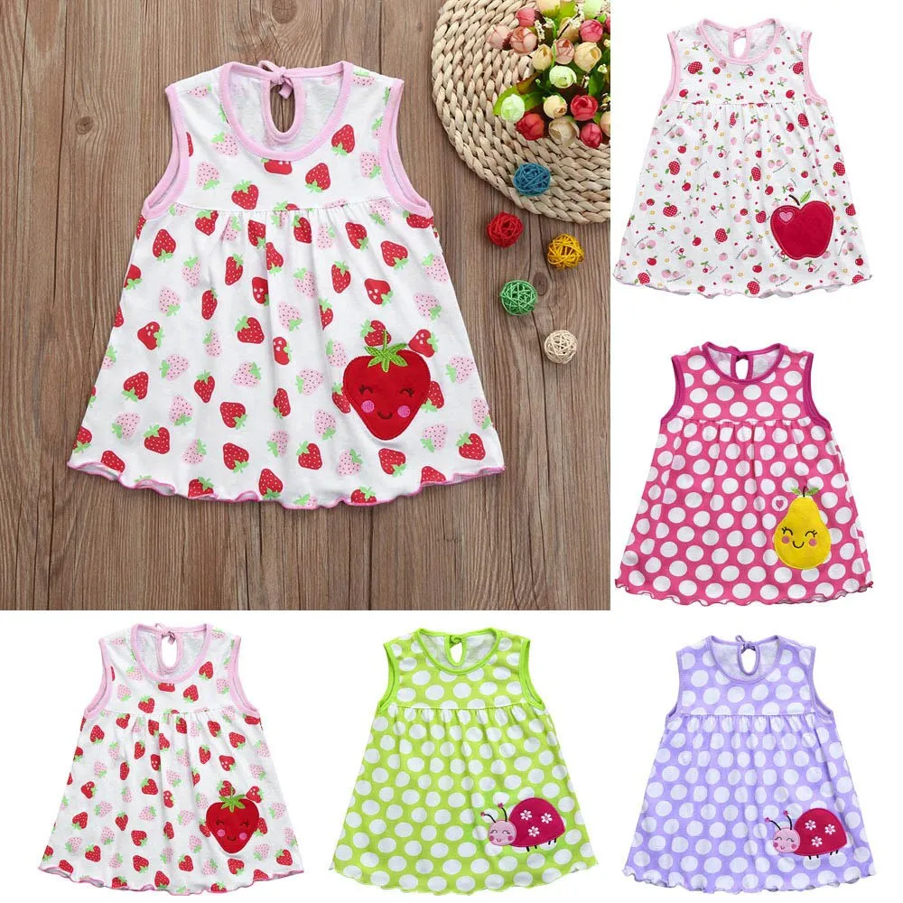 Girls Cotton Comfort Summer Dress