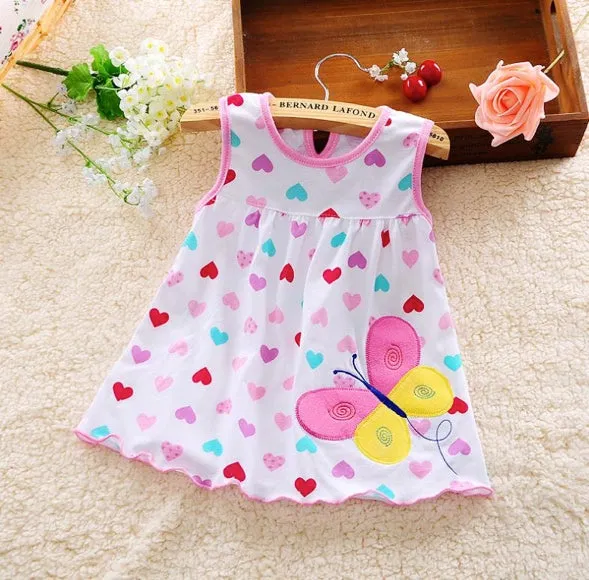 Girls Cotton Comfort Summer Dress