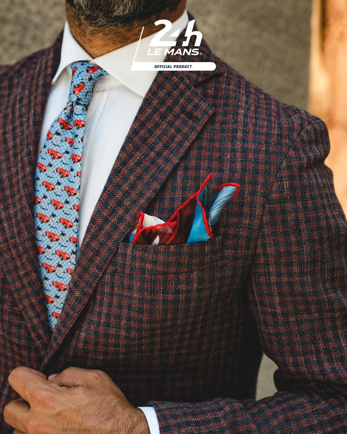 GLORY | 24 Hours of Le Mans - Silk Pocket Square