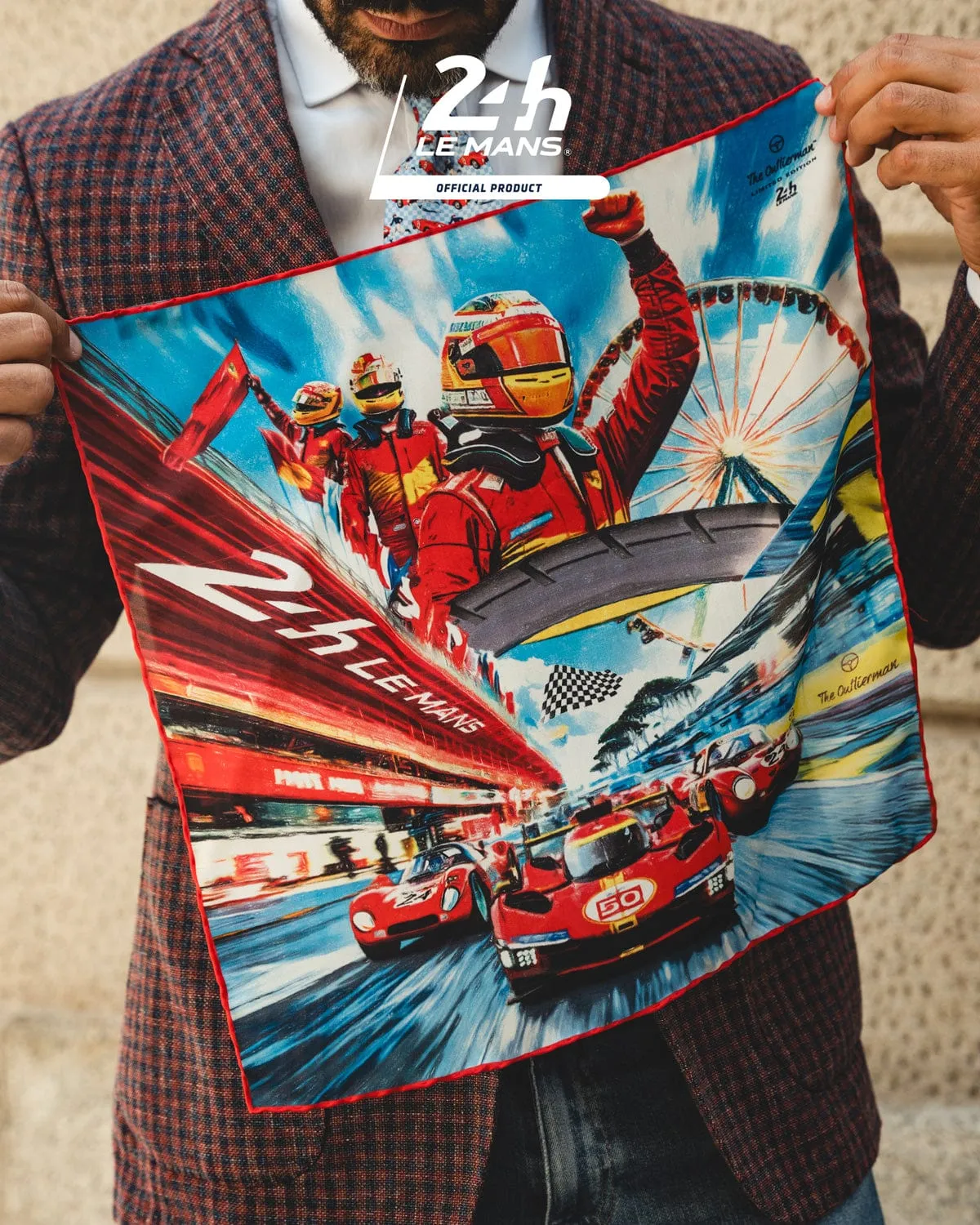 GLORY | 24 Hours of Le Mans - Silk Pocket Square