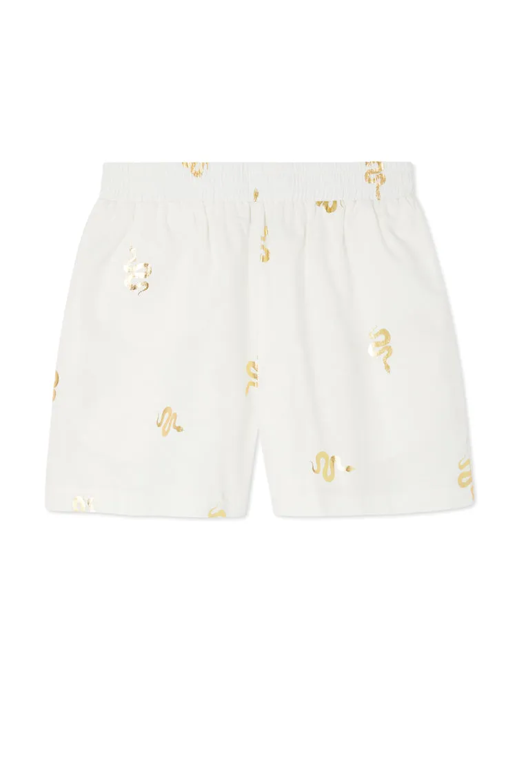 Gold Snake Elissa Shorts