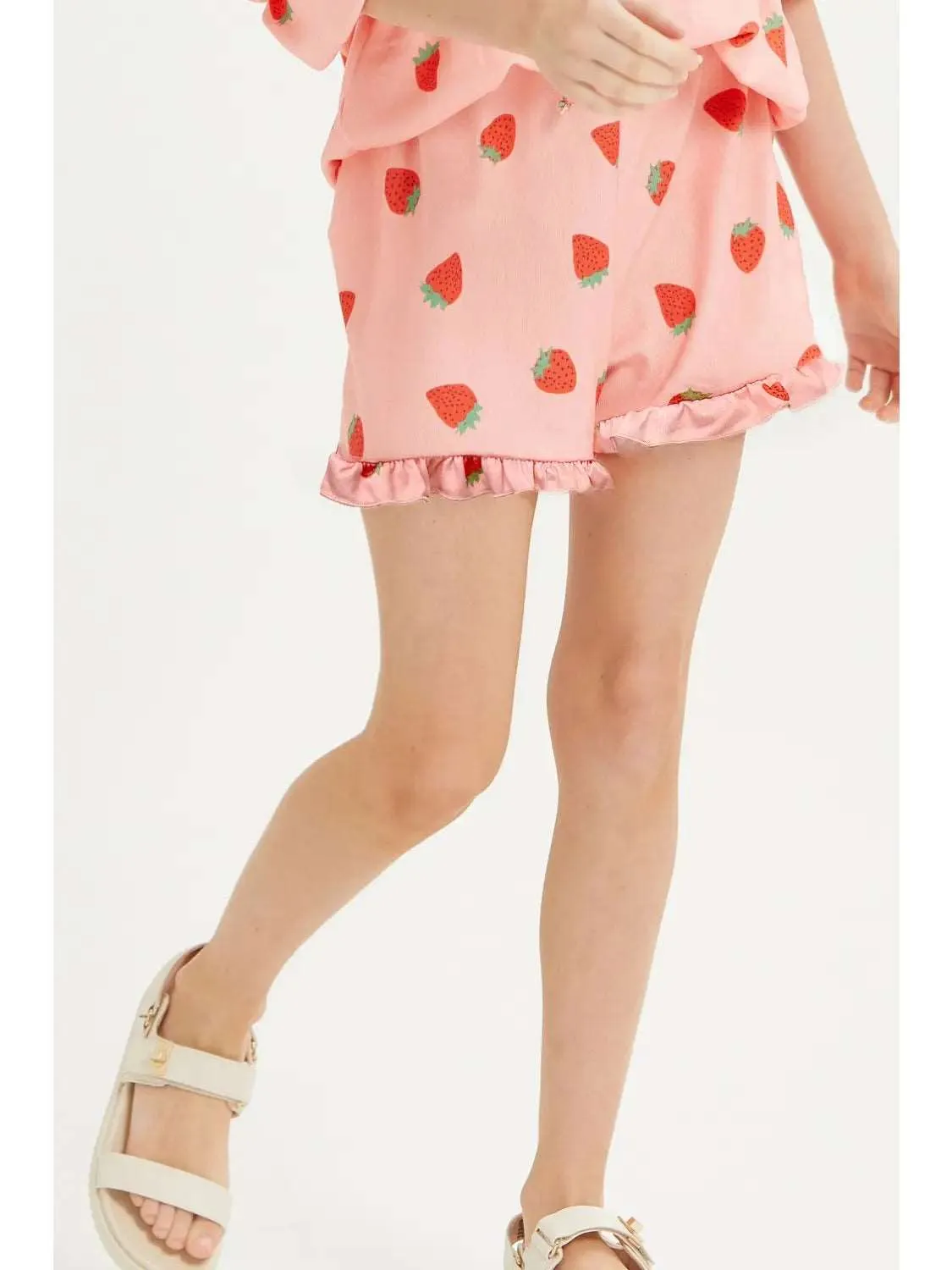 Good Girl Strawberry Print Short Set