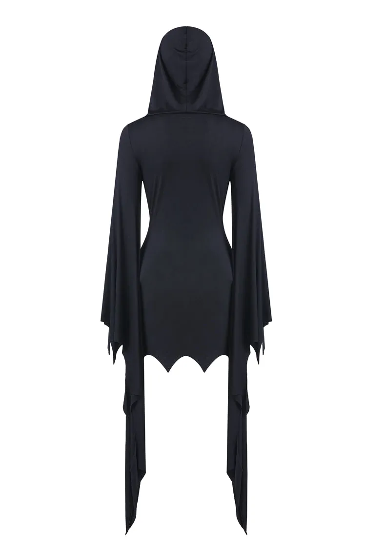 Gothic super bat sleeve holloween costumes dress DW202