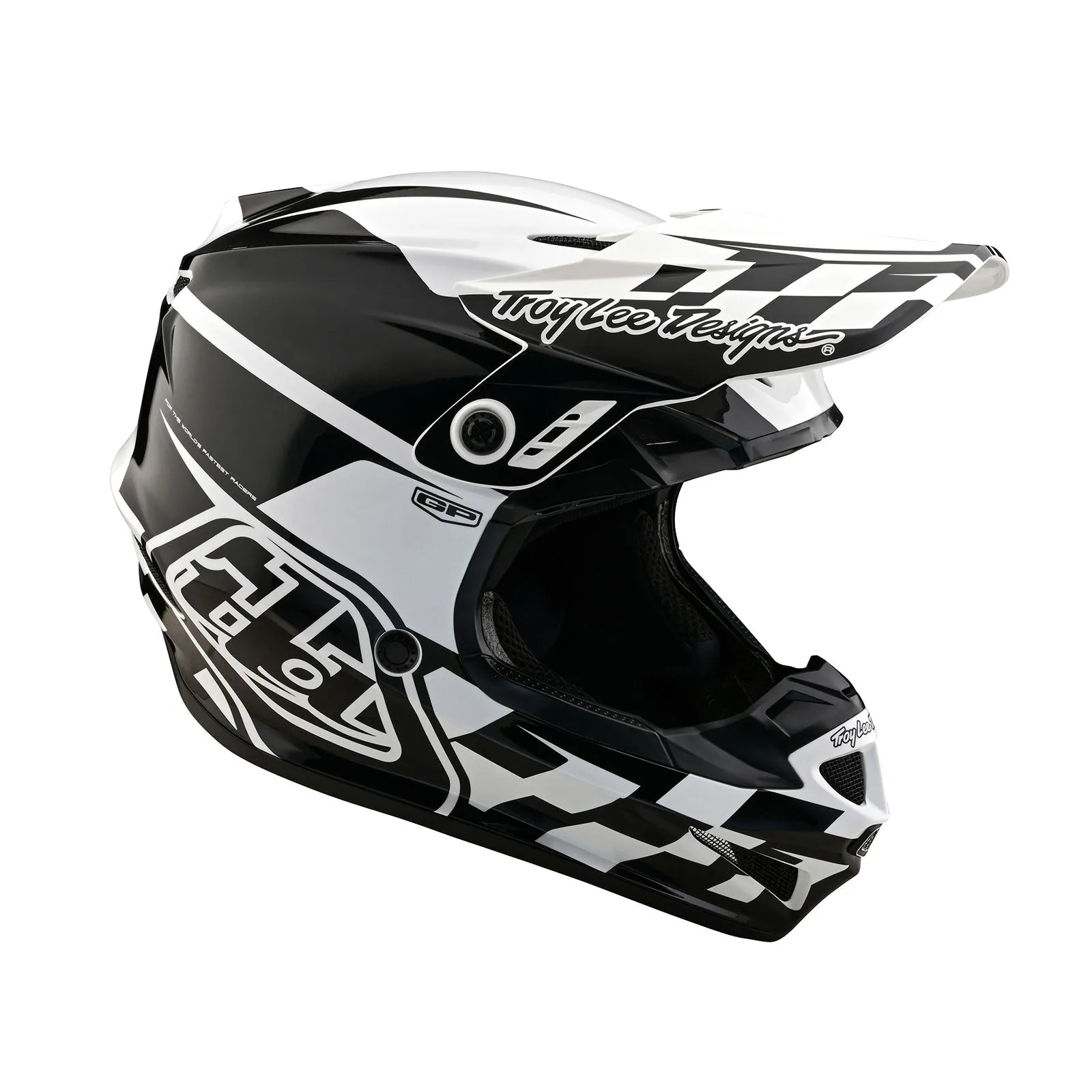 GP Helmet  Check Up White / Black