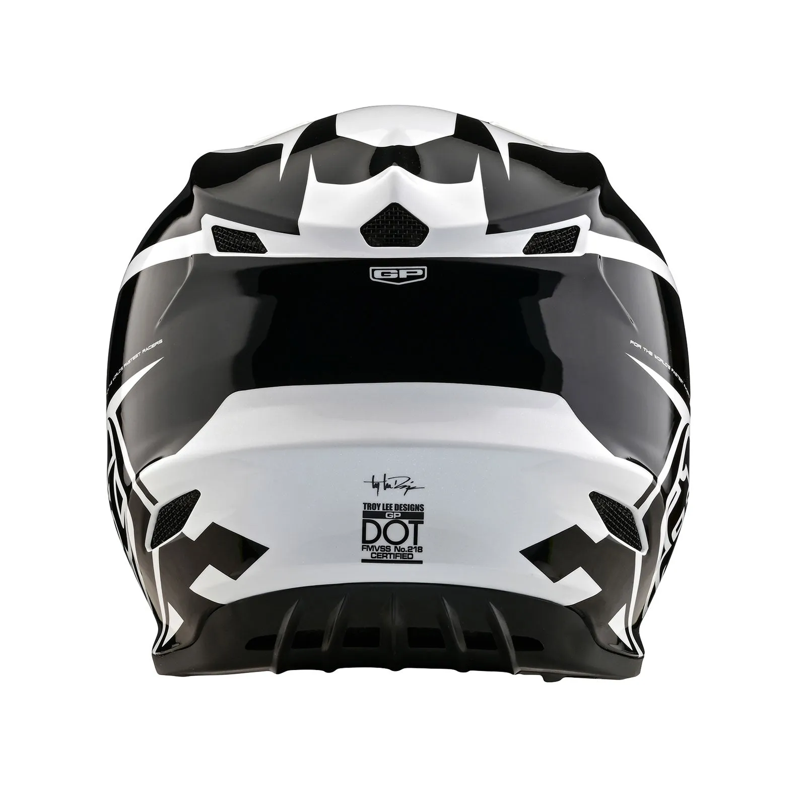 GP Helmet  Check Up White / Black