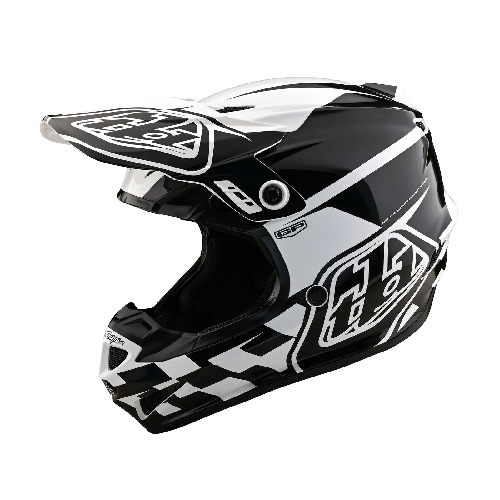 GP Helmet  Check Up White / Black