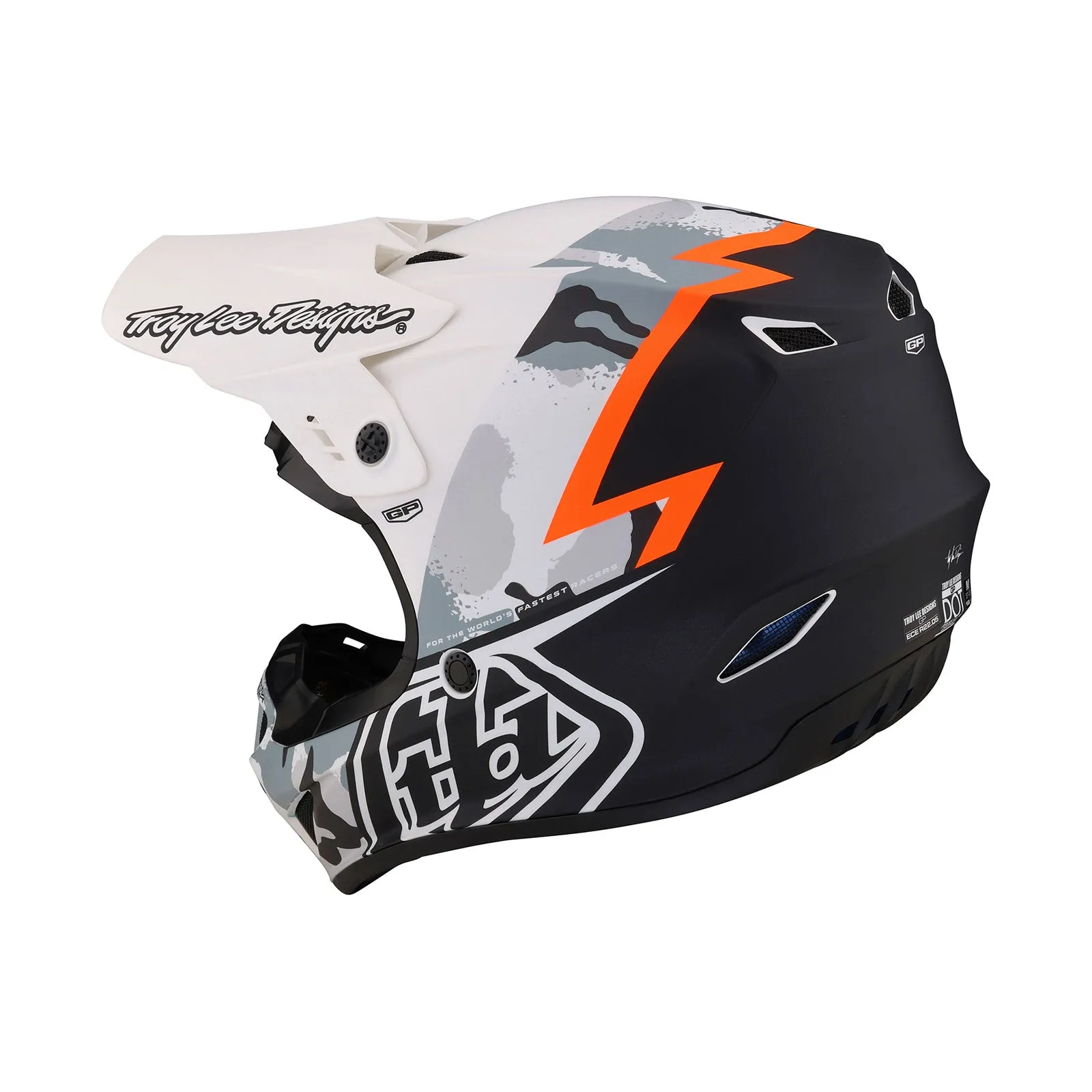 GP Helmet Volt Camo White