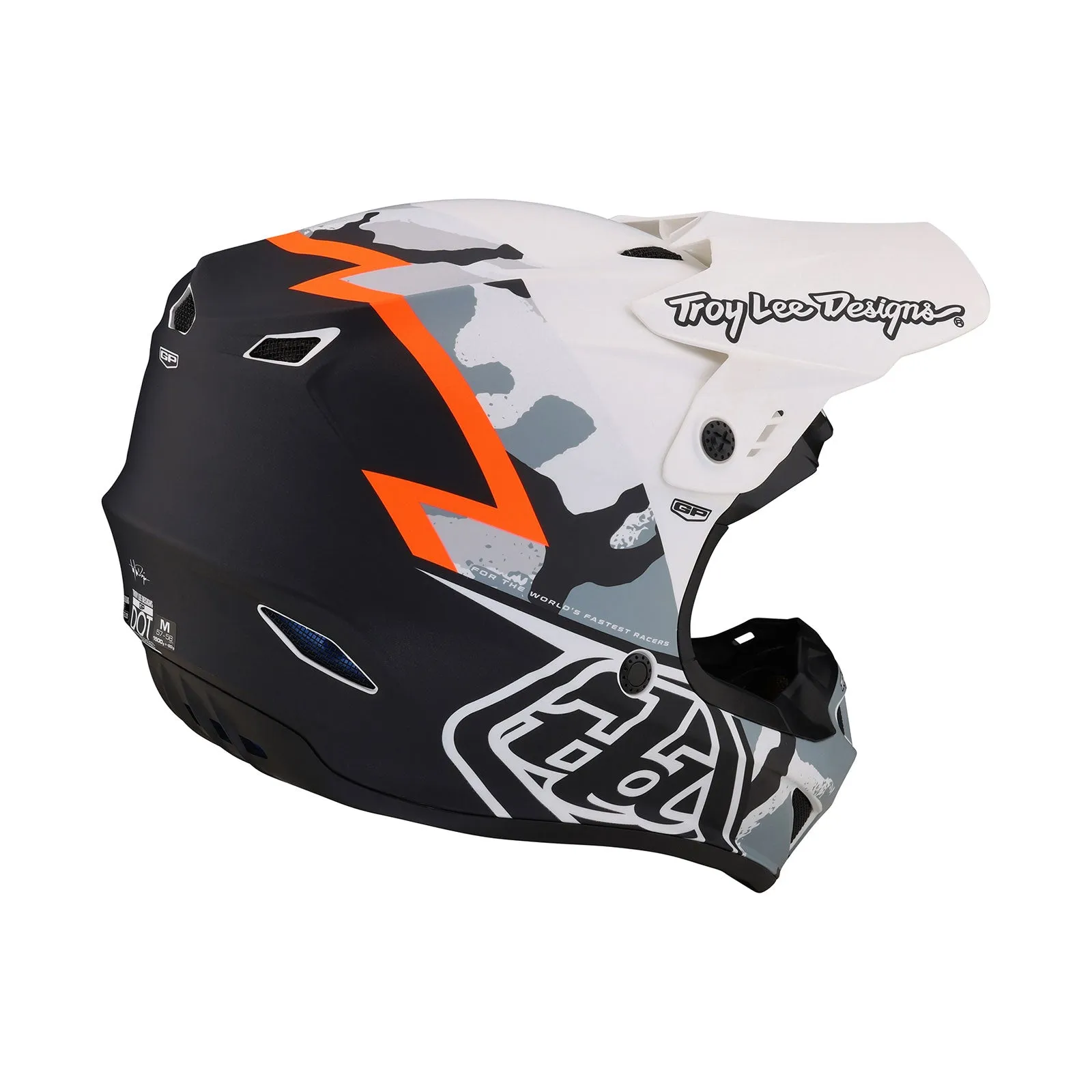 GP Helmet Volt Camo White