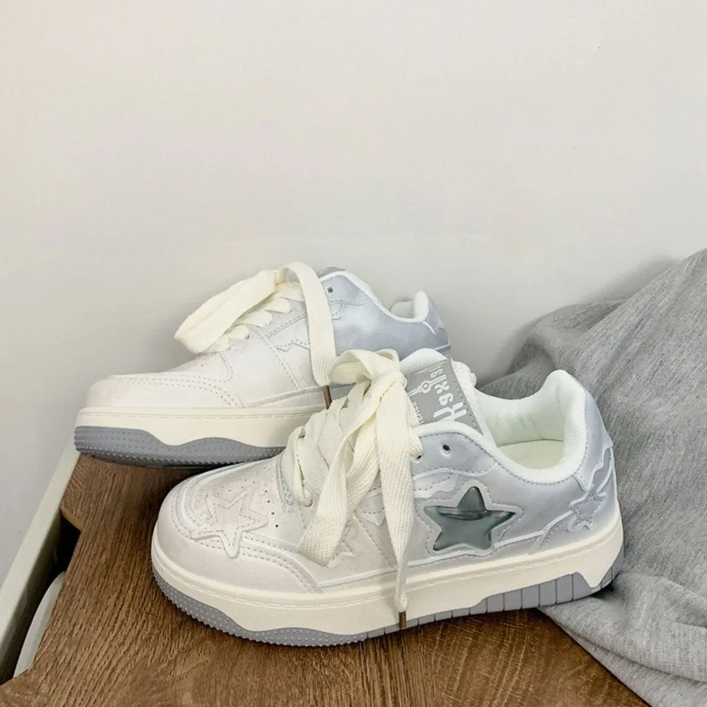 Gradient Star Aesthetic Sneakers