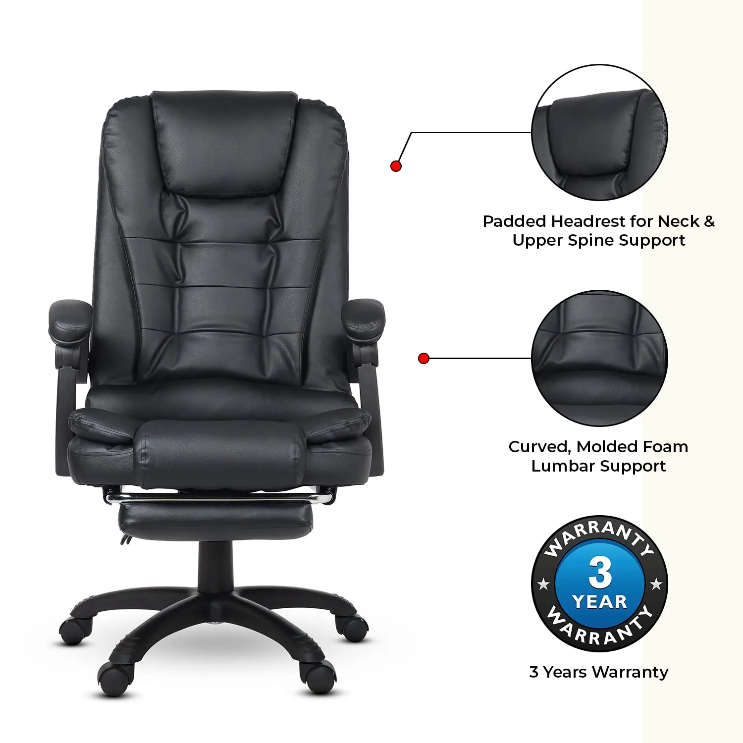 Green Soul Renewed Urbane Premium Leatherette Executive Chair