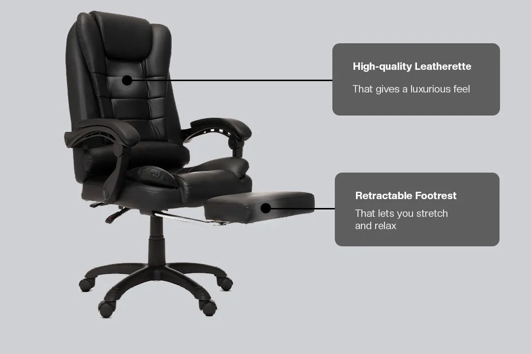 Green Soul Renewed Urbane Premium Leatherette Executive Chair