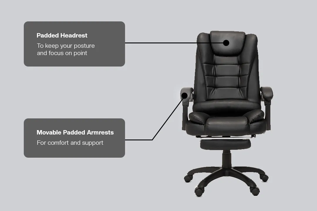 Green Soul Renewed Urbane Premium Leatherette Executive Chair