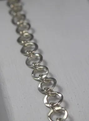 Hand forged Round link Bracelet