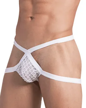 Hidden 963 Mesh Jockstrap White