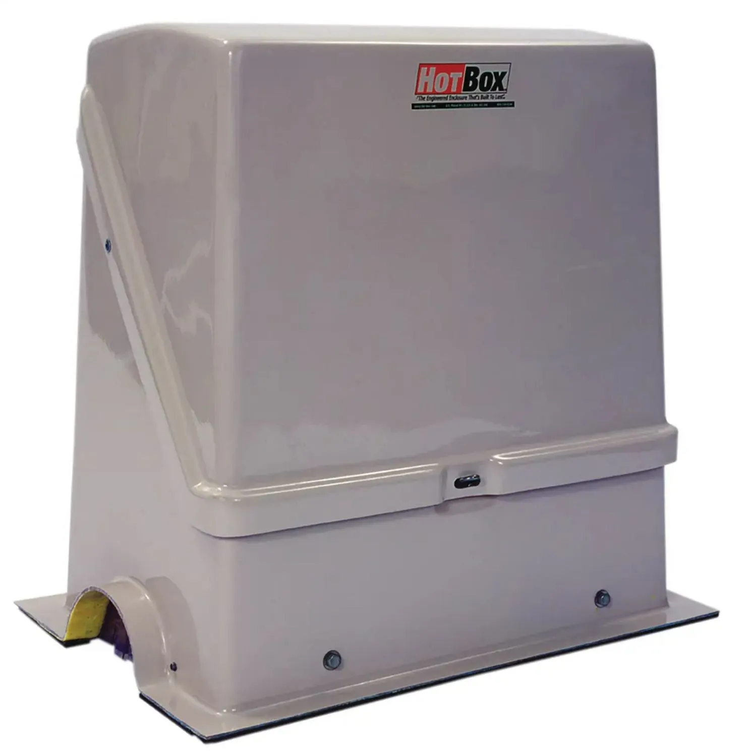 Hot Box - Lok Box Flip-Top Fiberglass Enclosure - LB2T - LF013039036