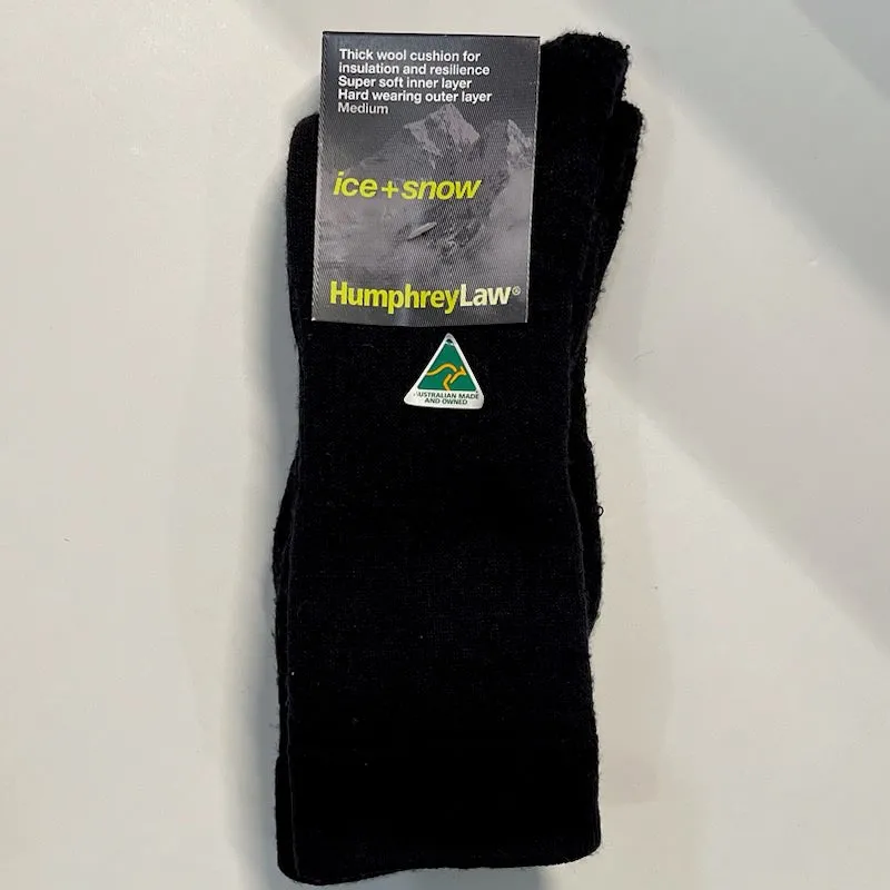 Humphrey Law - Ice and Snow Socks - Black