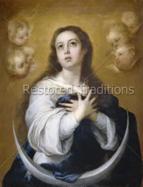 Immaculate Conception Portrait – Murillo