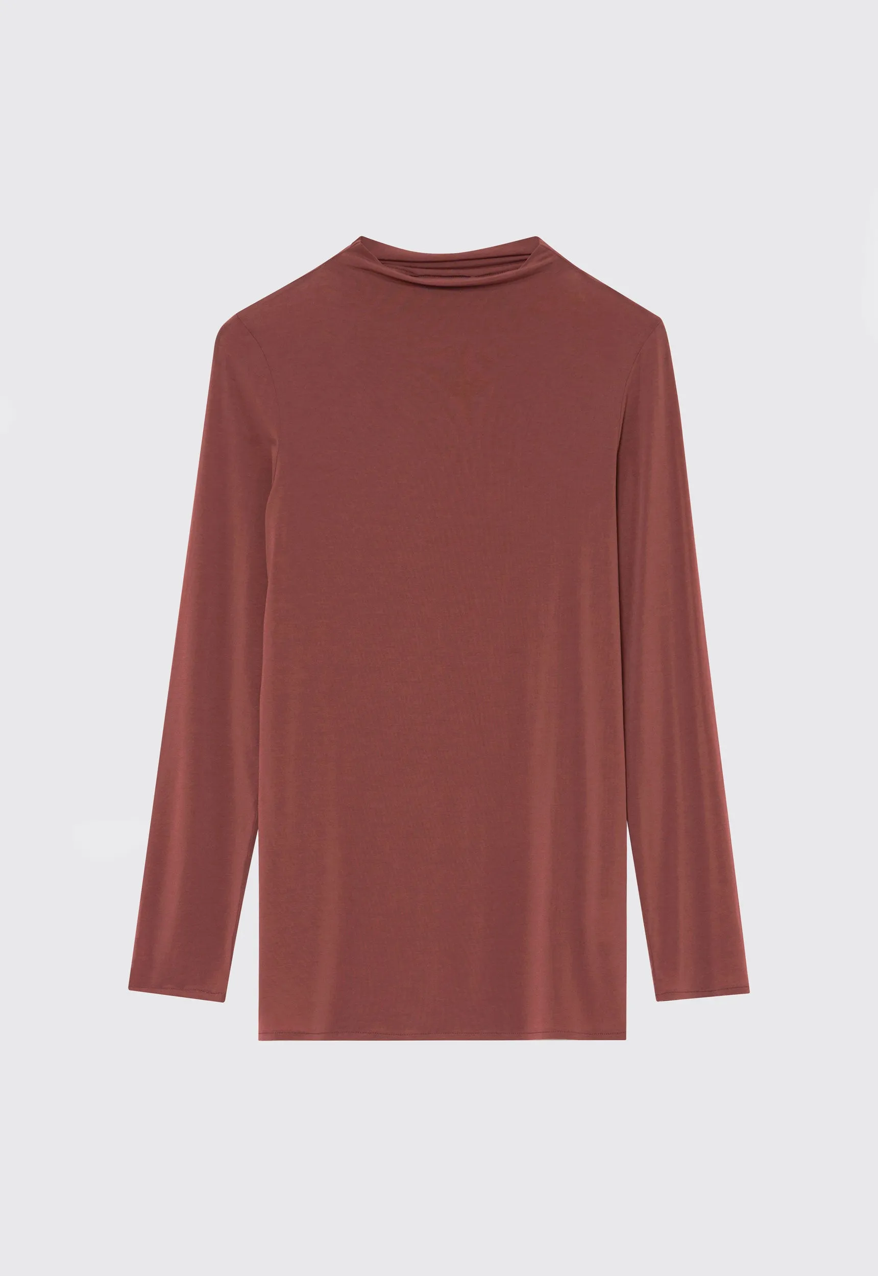 Jun Italian Jersey Top - Burbank Red