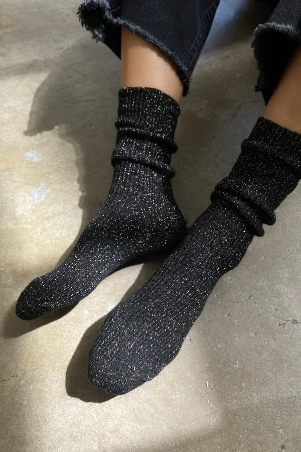 Le Bon Shoppe Winter Sparkle Starry Night Socks