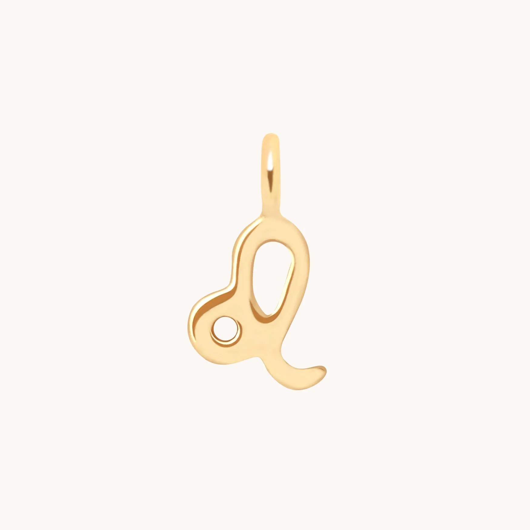 Leo Zodiac Charm 9k Gold