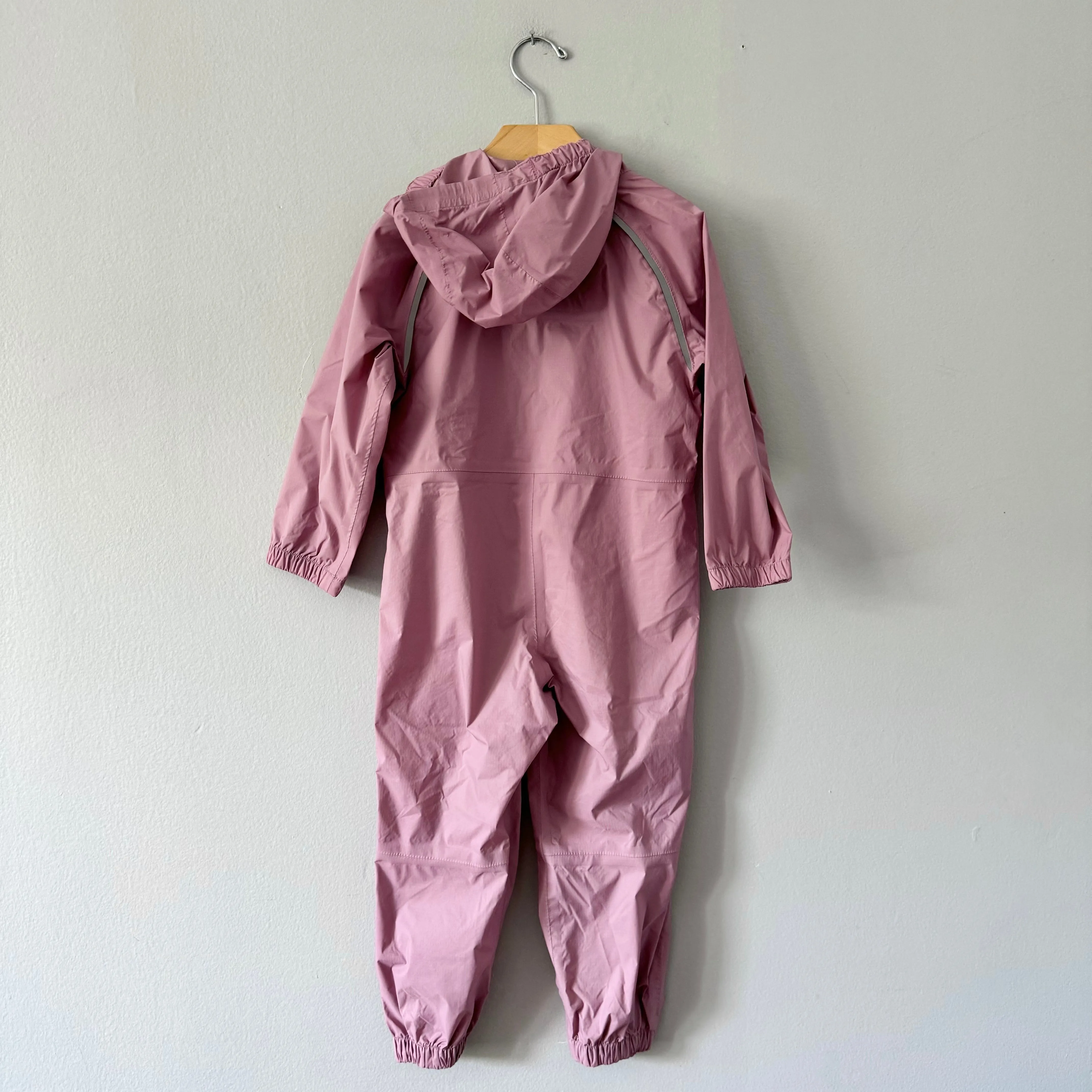 LL Bean / Smokey pink rainsuit / 3T