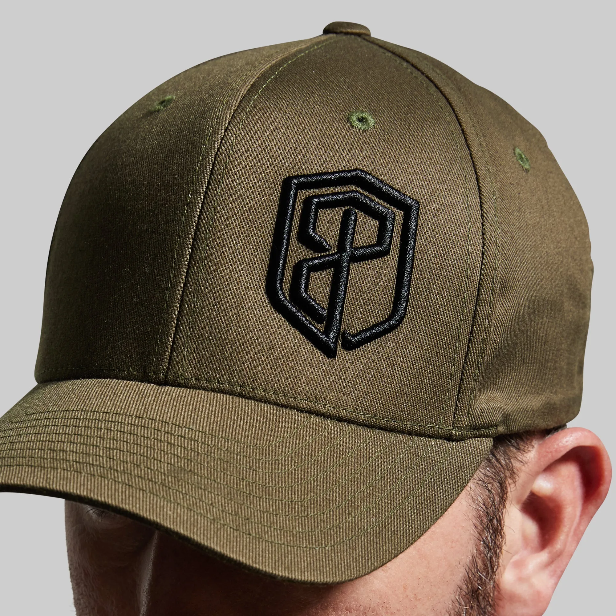 Logo FlexFit Hat (Tactical Green)