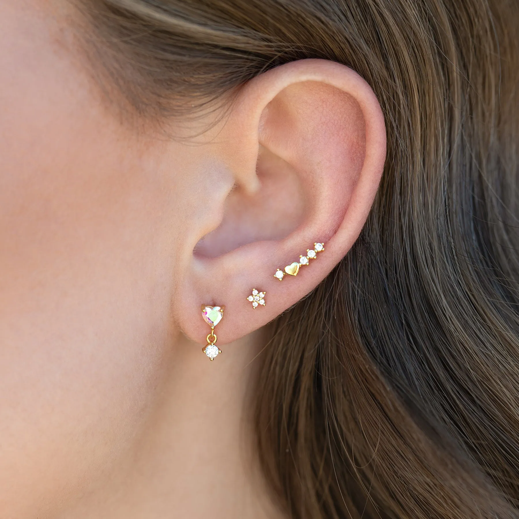 Love Like This Flat Back Earring