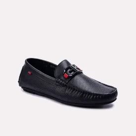 Lysander Black Perforated Loafers 0130873