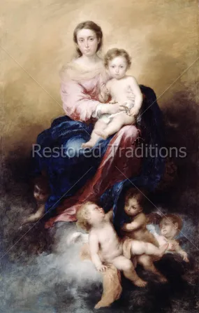 Madonna of the Rosary – Murillo