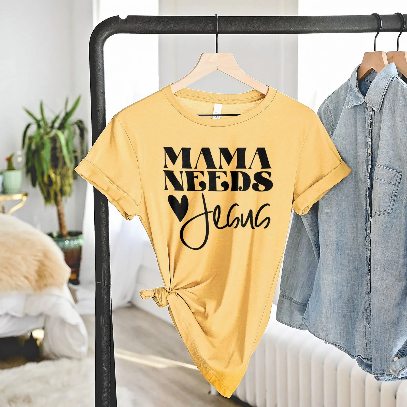 Mama Needs Jesus Tee