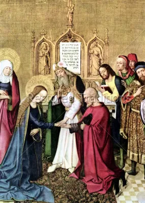 Marriage of the Virgin, Detail