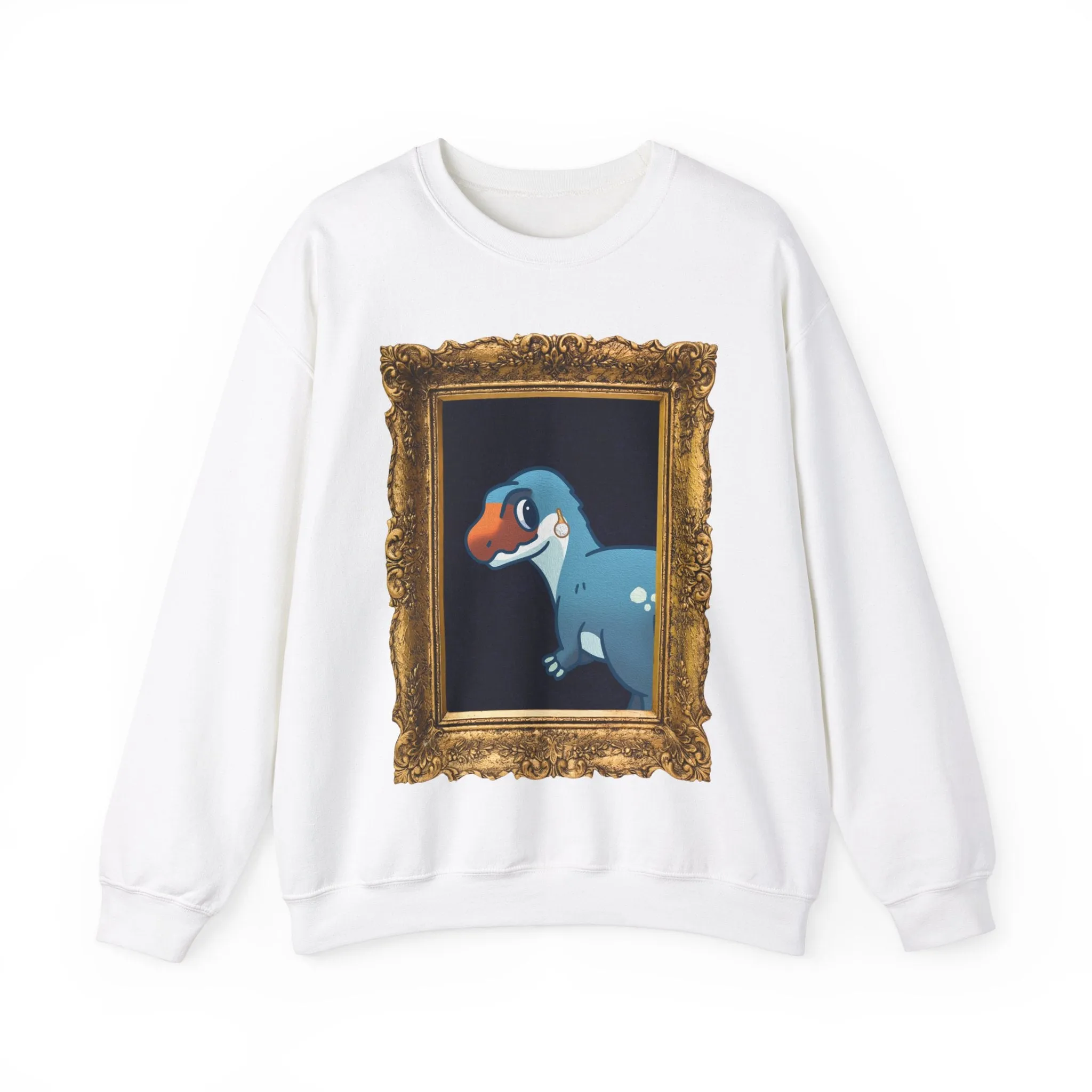 Megalo with a Pearl Earring - Unisex Heavy Blend™ Crewneck Sweatshirt