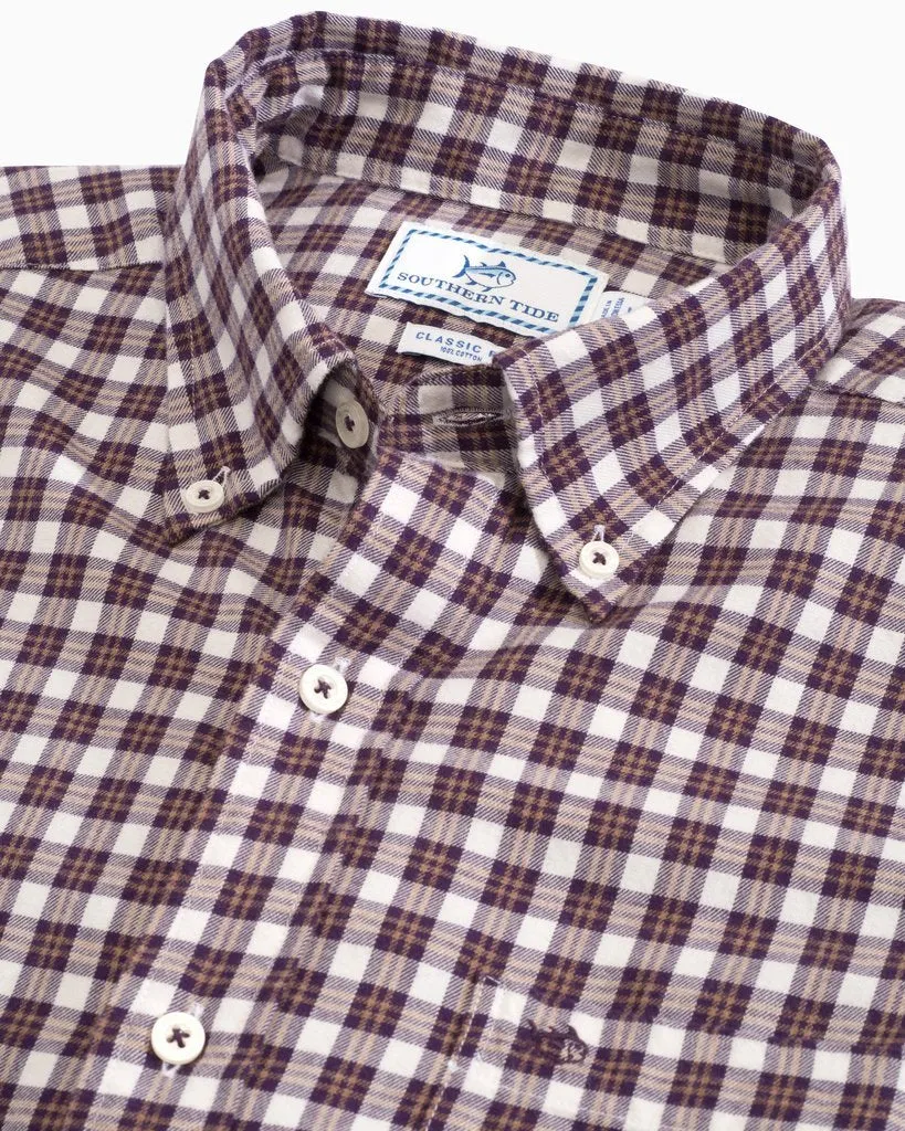 Men's Cutwater Check Long Sleeve Button Up Sportshirt