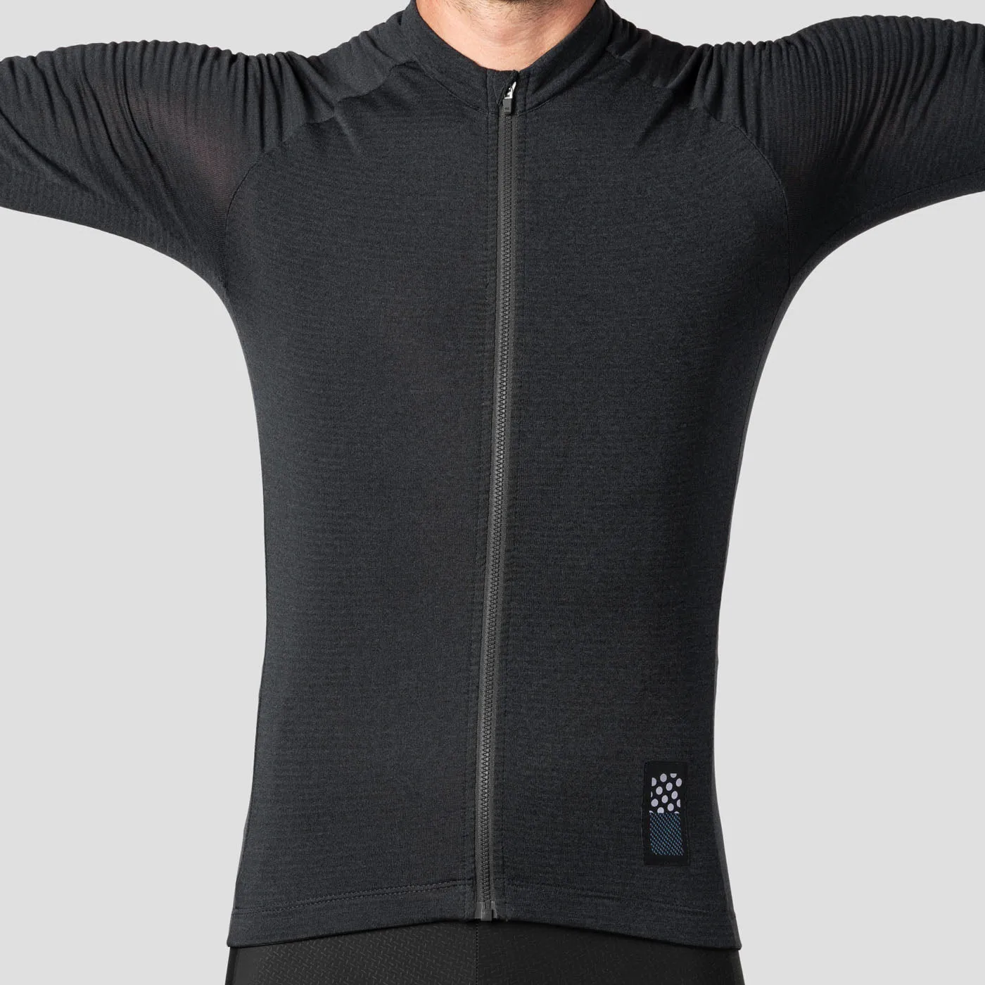 Men's Micro Grid Jersey - Charcoal