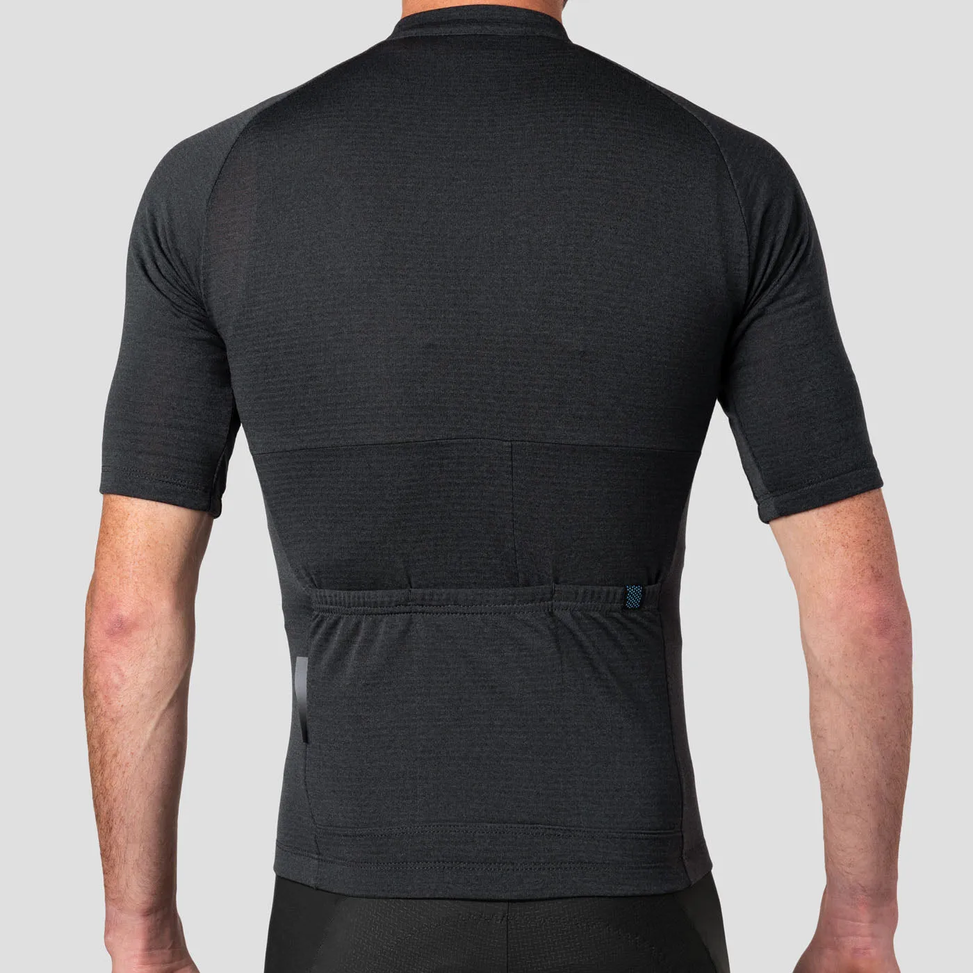 Men's Micro Grid Jersey - Charcoal